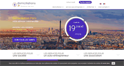 Desktop Screenshot of domiciliations.fr