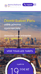 Mobile Screenshot of domiciliations.fr